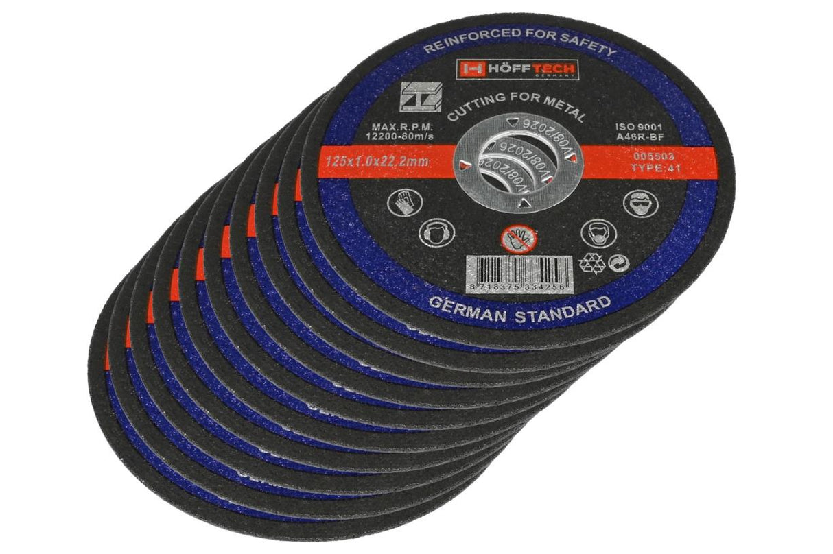 Cutting disc metal ø125 x 1.0 mm