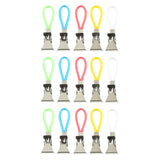 Pinces attache-torchon jaune/rouge/vert 15 pcs