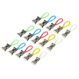 Pinces attache-torchon jaune/rouge/vert 15 pcs