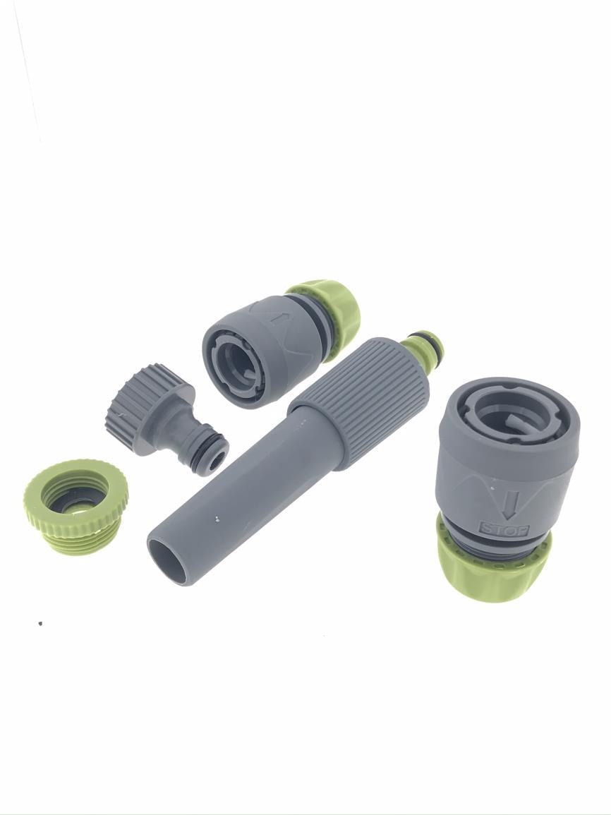 Garden hose connector set 5 pcs 1/2" soft