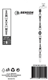 Hose connector 1/2''- 5/8''
