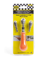 Jeu de fraises coniques manuelles + chignole 4 pcs