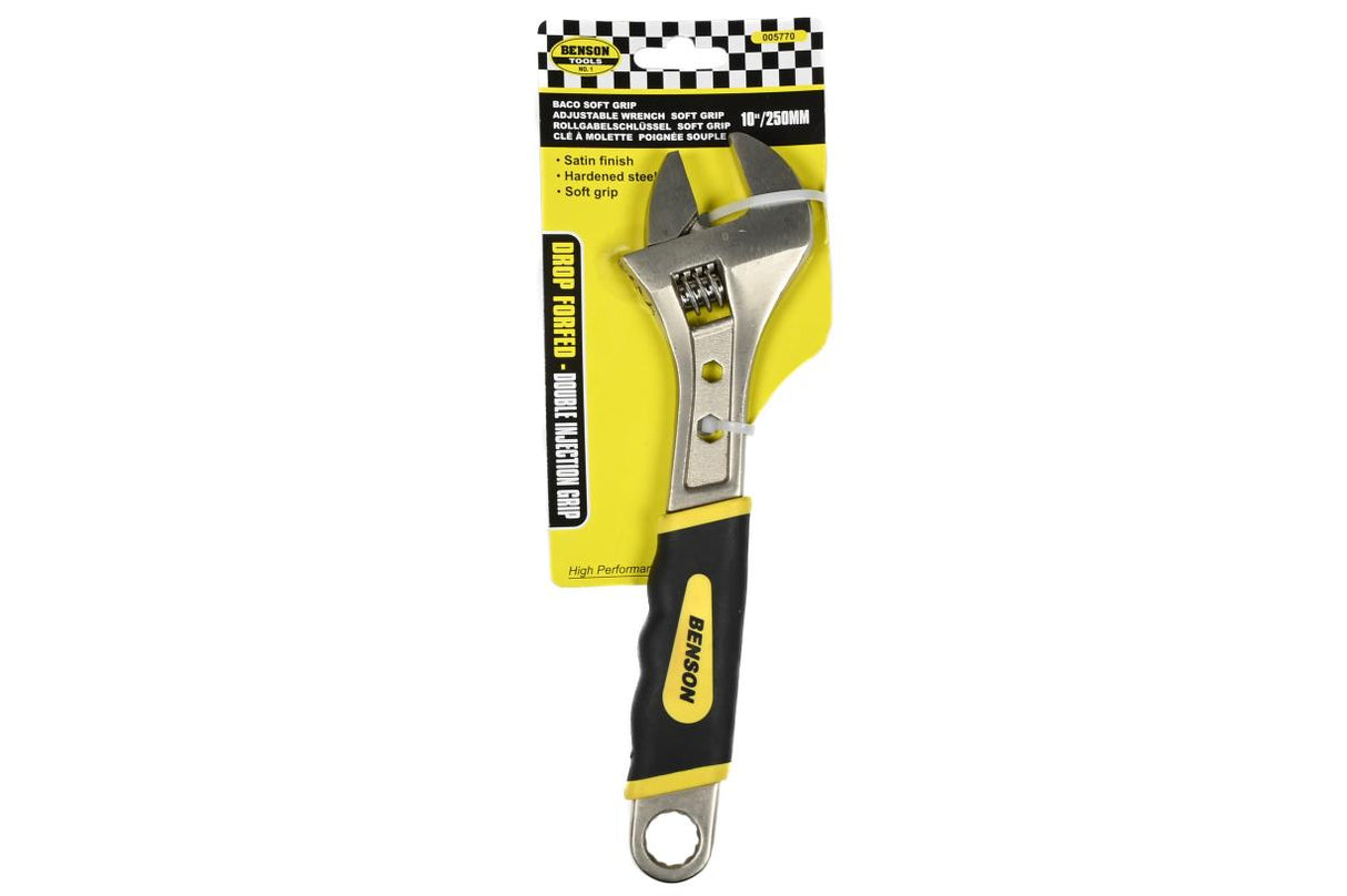 Moersleutel verstelbaar 10" soft grip profi