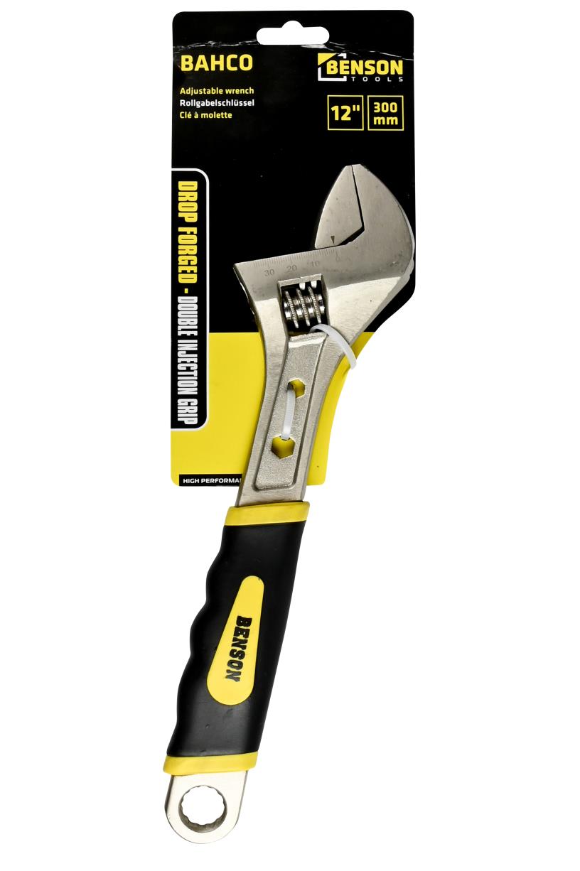 Moersleutel verstelbaar 12" soft grip profi