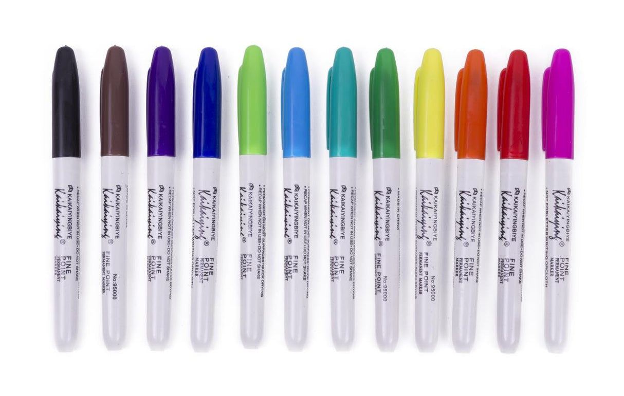 Marking pens 12 pcs colour