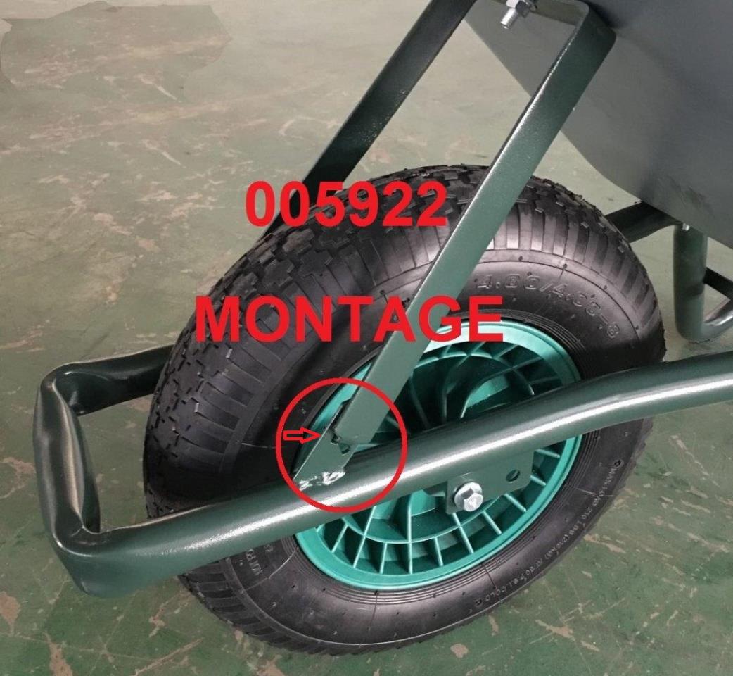 Wheelbarrow 85 ltr galvanised