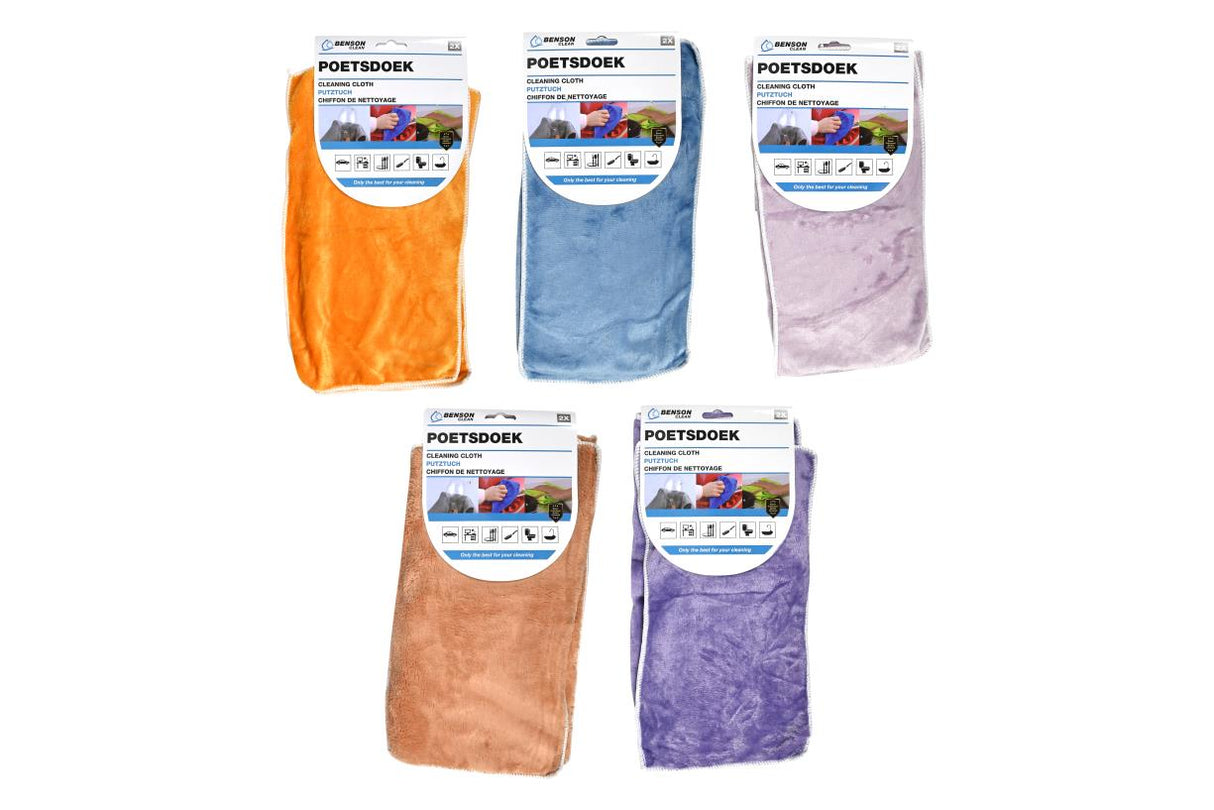 Chiffon de nettoyage 2 pcs multifonctions