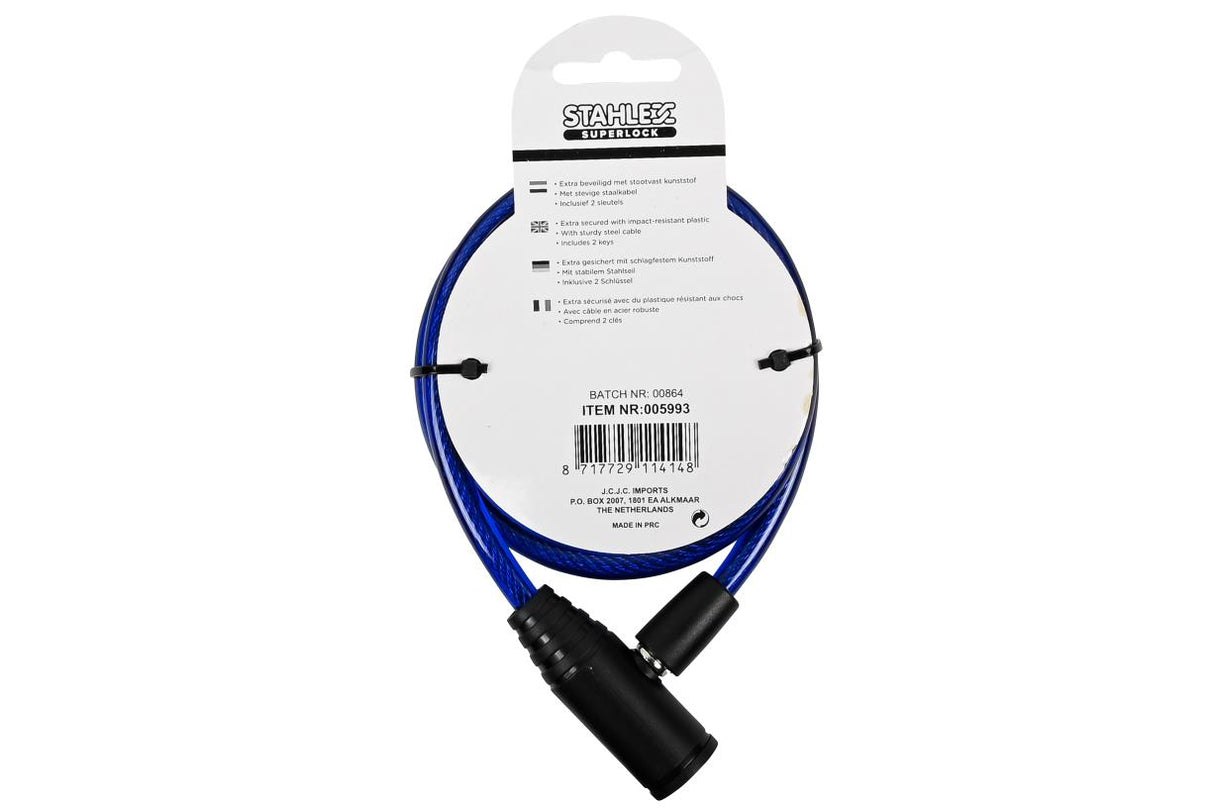 Cable lock Looplock 8 x 650 mm mix