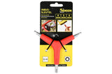 Hex key wrench 3-way 4/5/6 mm