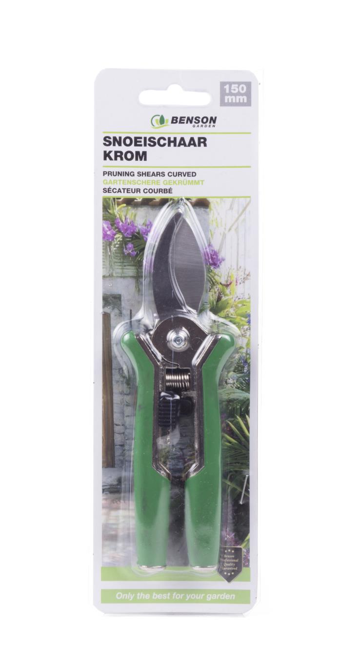 Pruning shears 15 cm flowers curved chi