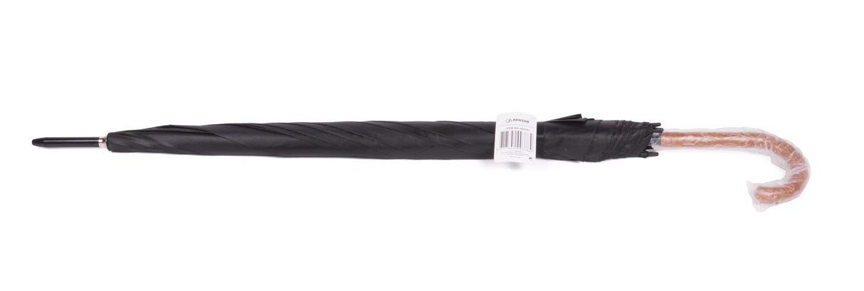 Umbrella ø125 cm 8 strips black