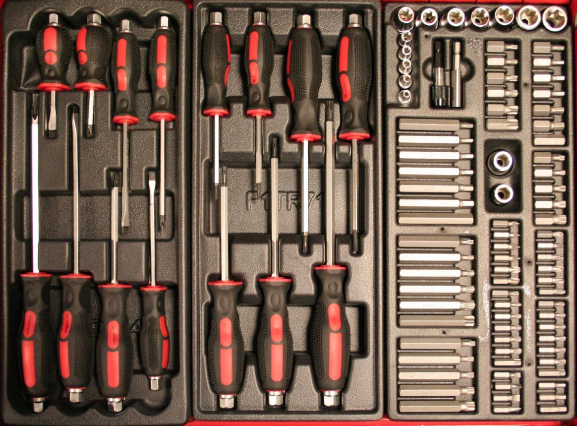 Tool trolley 7 drawers 542 pcs profi