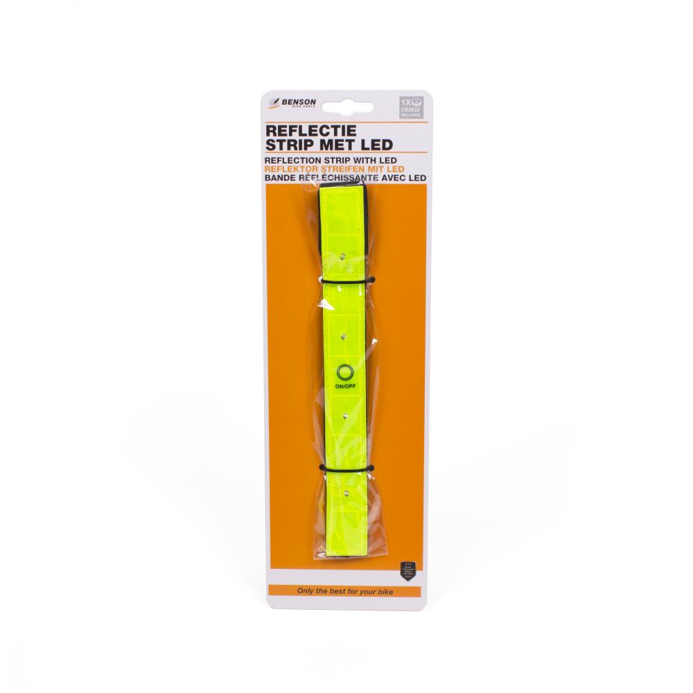 Reflection strip with LED