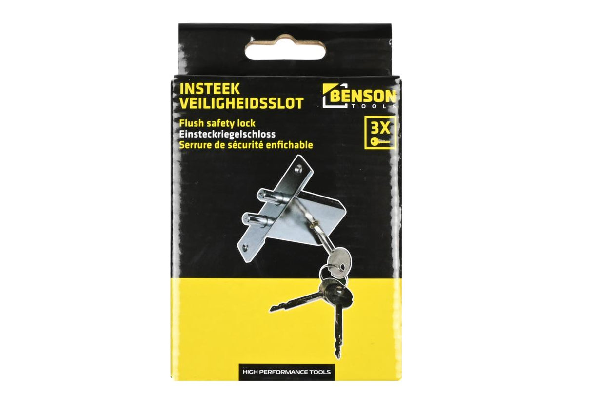 Flush safety lock