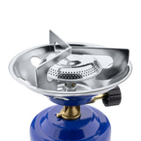 Camping kookstel metaal blauw
