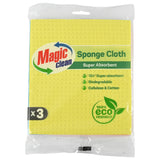 Chiffon éponge Magic Clean Eco 18x20 cm 3 pcs