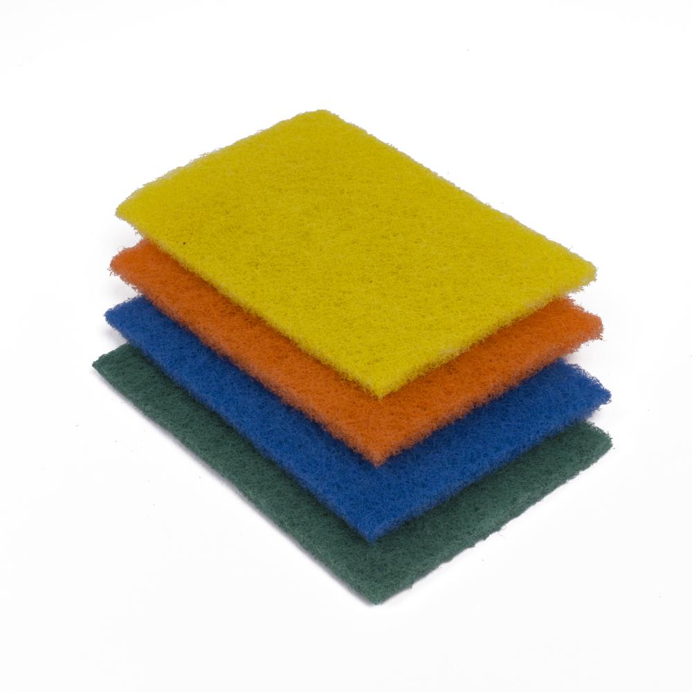 Tampon à récurer 4 pcs couleur