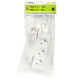 Steckdosenleiste 3-fach + 2X1.0 mm + 1,5 m