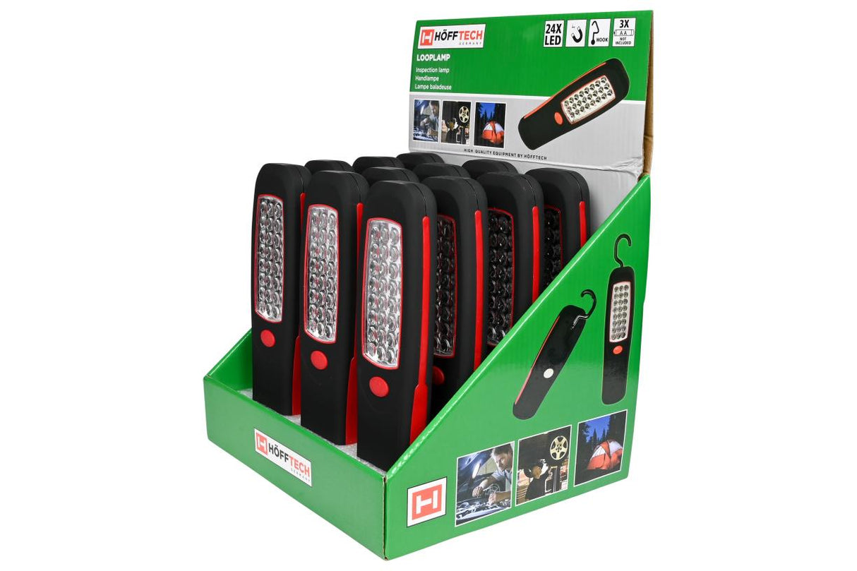 Looplamp 24 LED rubber + magneet display