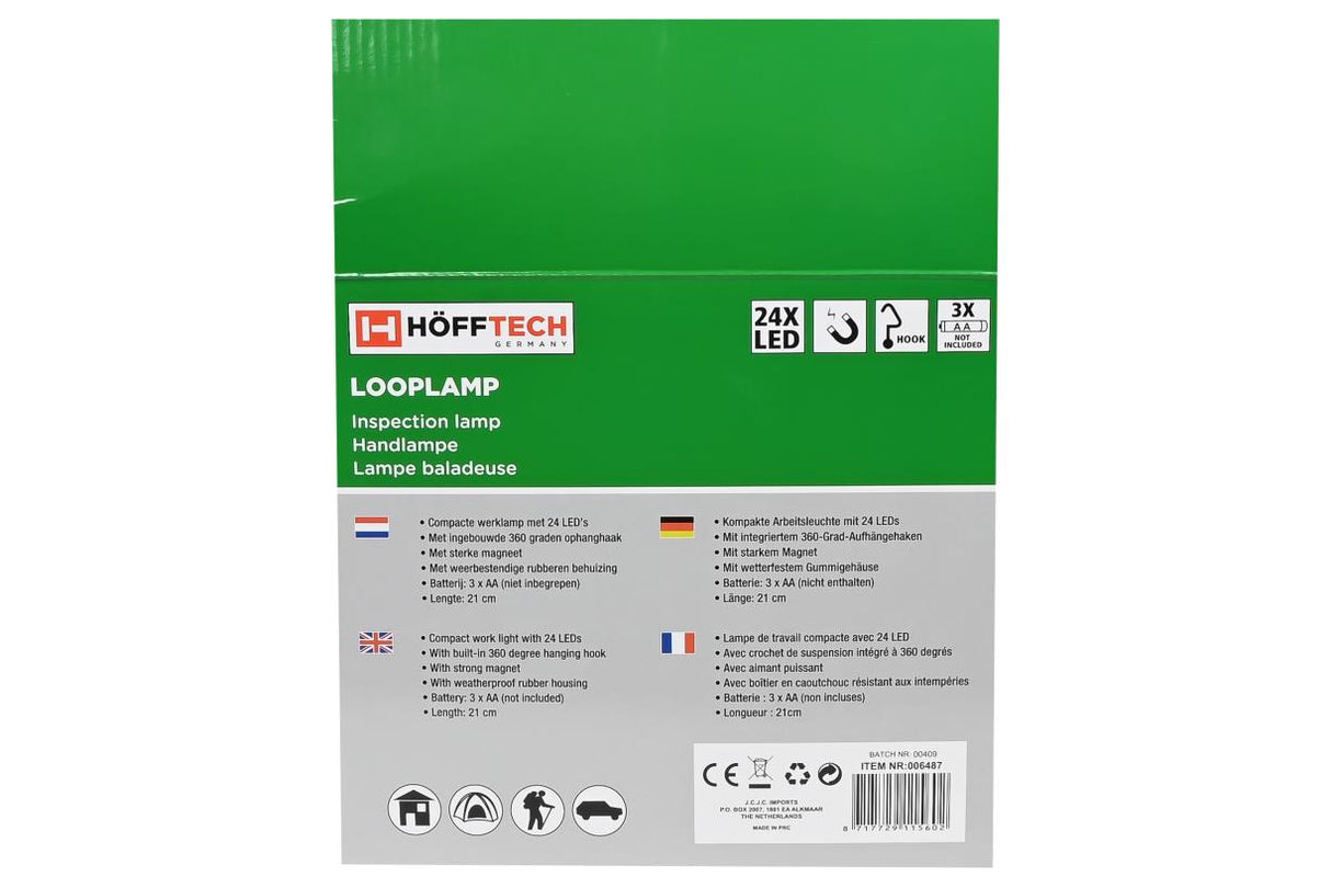Looplamp 24 LED rubber + magneet display