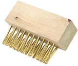 Brosse métallique joints bois