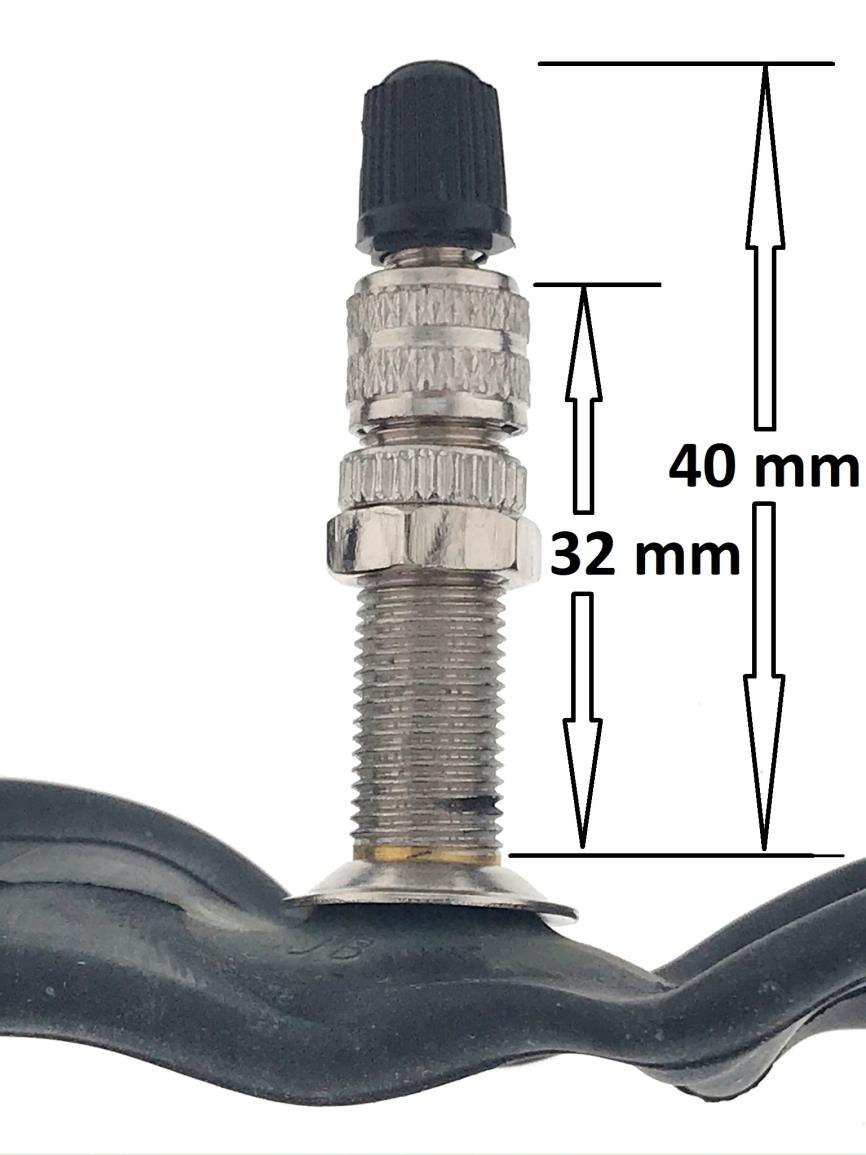 Inner tube 28 x 1 1/2 rubber