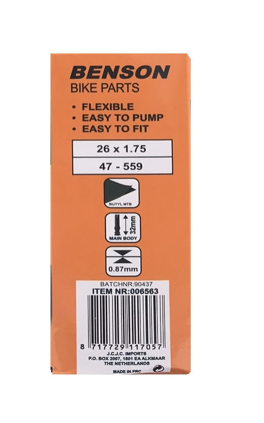 Inner tube 26 x 1.75 butyl ATB