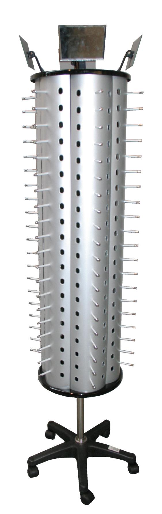 Brillenständer für 120 Brillen silber