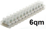 Terminal strip 6 qm transparent 10 strips