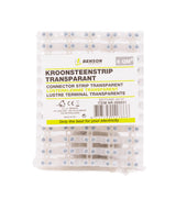 Terminal strip 6 qm transparent 10 strips