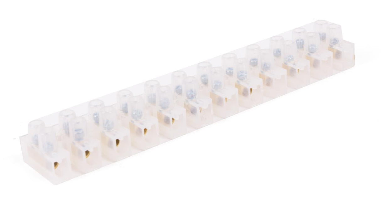 Terminal strip 6 qm transparent 10 strips