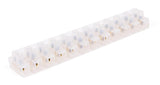 Terminal strip 6 qm transparent 10 strips