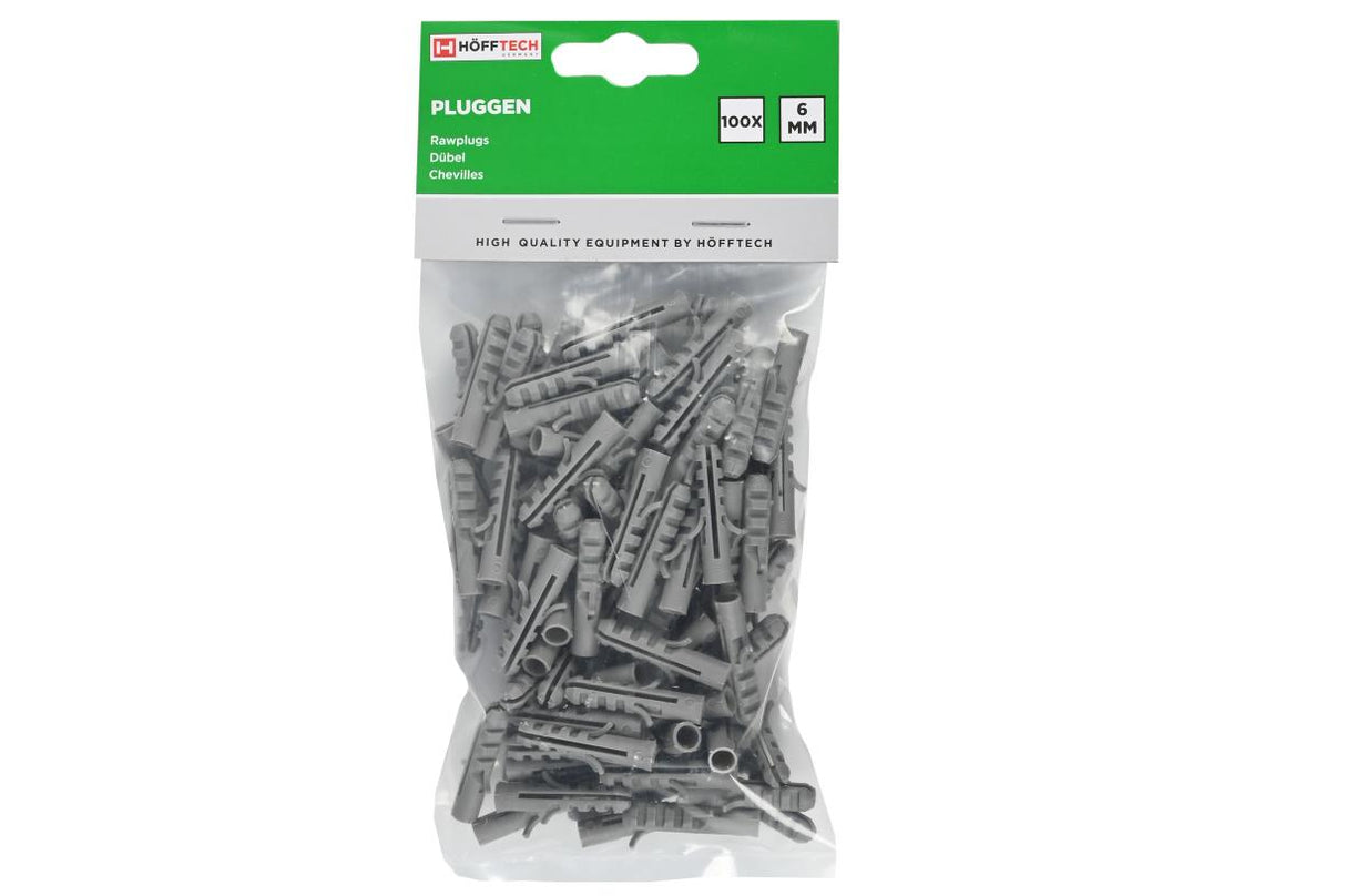 Chevilles 6 mm nylon 100 pcs