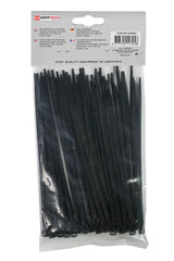 Tie ribs 3.6 x 150 mm 100 dlg zwart