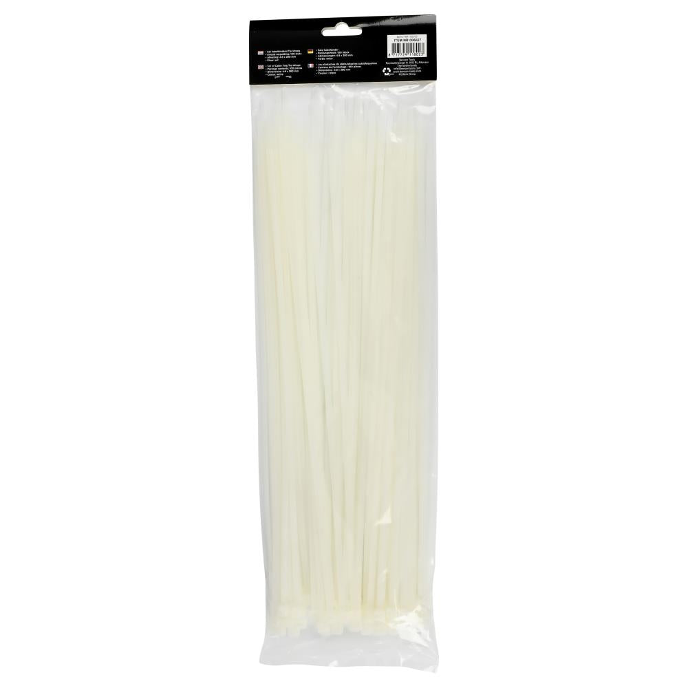 Tie ribs 4.8 x 370 mm 100 dlg wit