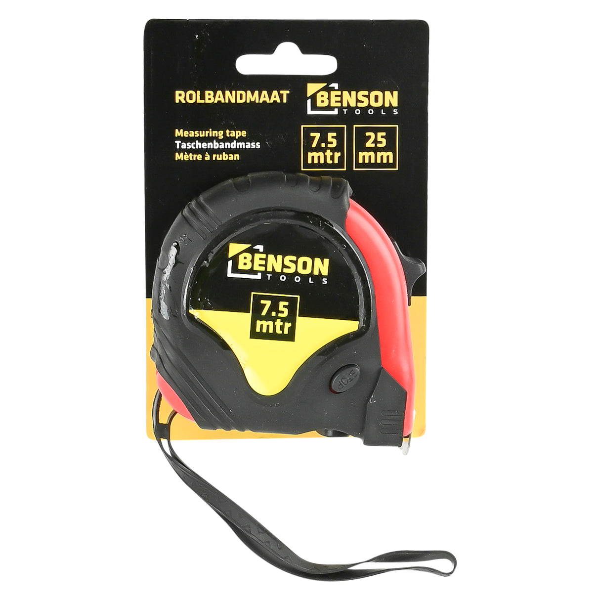 Measuring tape rubber 7.5 m x 25 mm