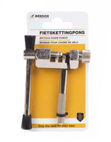 Bicycle chain punch adjustable