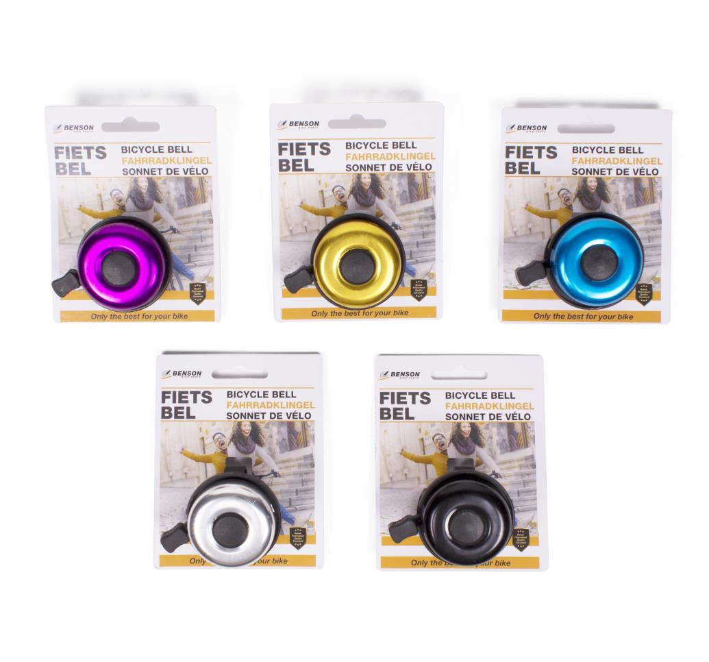 Bicycle bell 52 mm aluminium mix