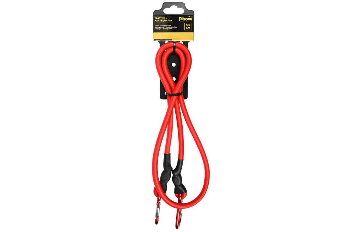 Elastic round 120 cm + carabine hook
