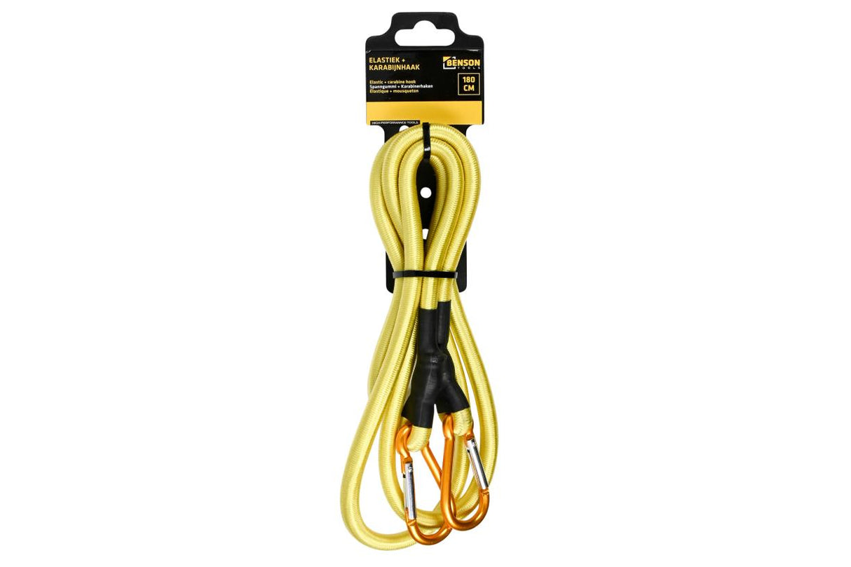 Elastic round 180 cm + carabine hook