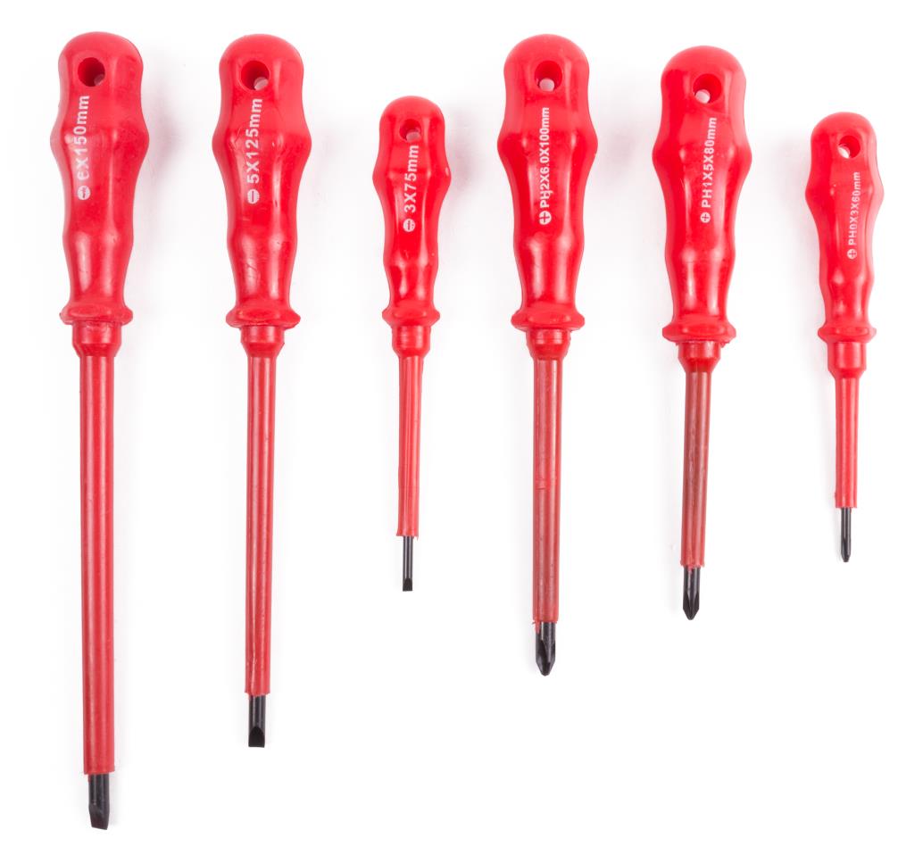 Screwdriver set 6 pcs electrical