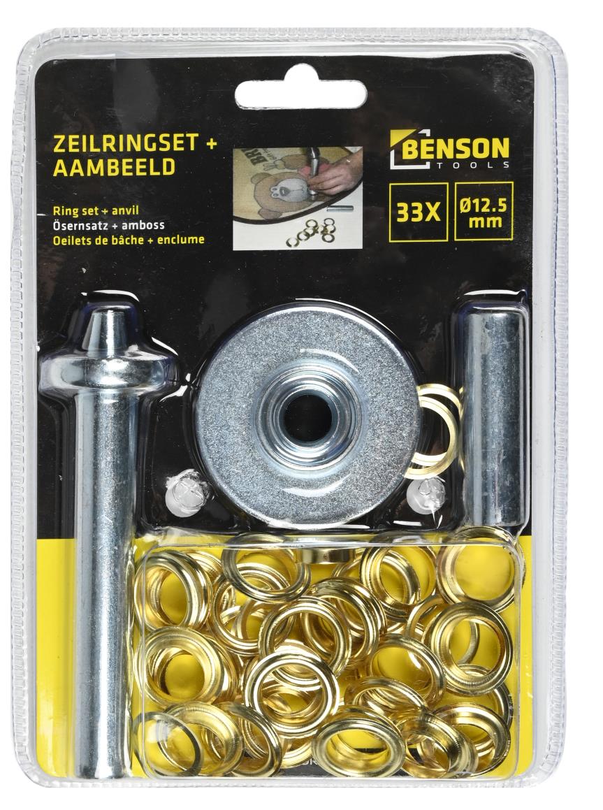 Zeilringset 33 dlg + aambeeld