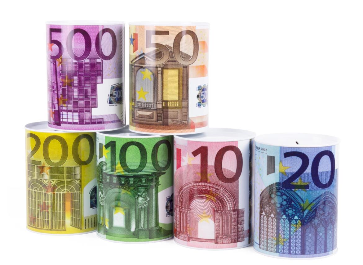 Money box euro S mix