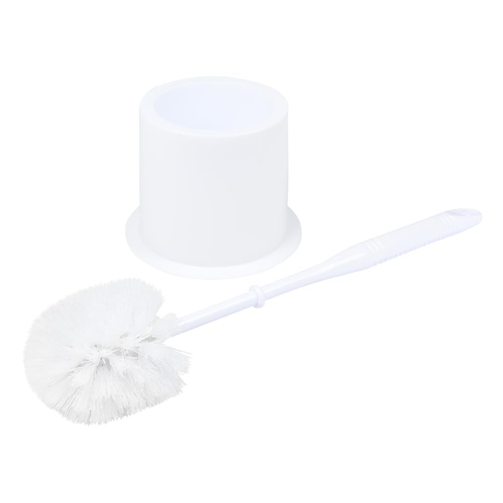 Brosse wc + support blanc basique