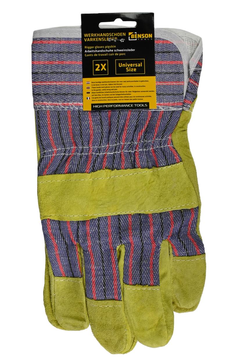 Gants de travail cuir de porc