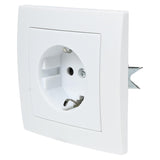 Stopcontact RA inbouw wit