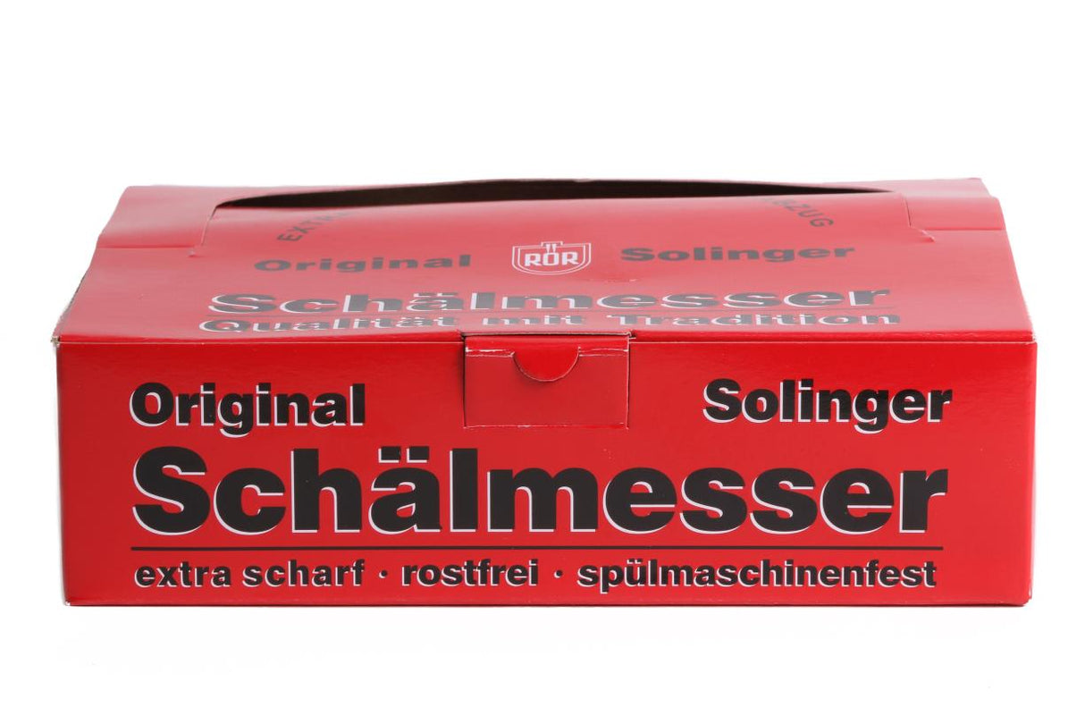 Solingen Schälmesser gerade Kunststoff Display