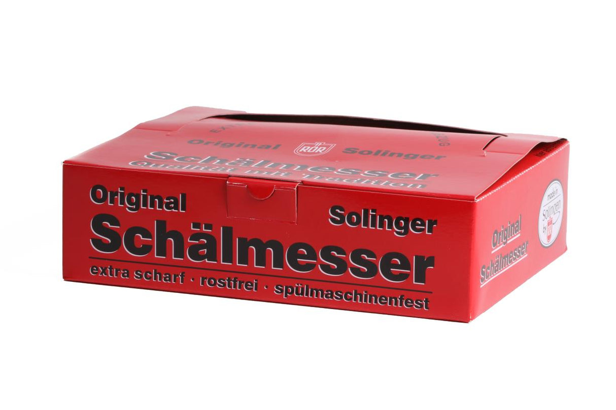 Solingen Schälmesser gerade Kunststoff Display