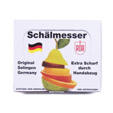 Solingen Schälmesser gebogen Kunststoff Display