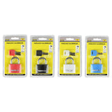 Padlock aluminium 40 mm mix